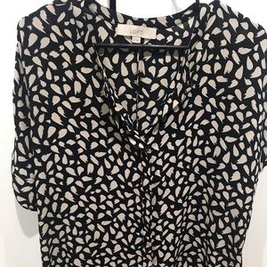 Loft button down blouse